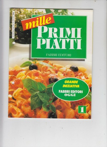 Mille primi piatti 2 e - piatti, nn.